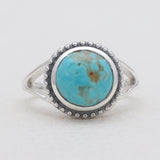 Mexican Turquoise Silver Rings