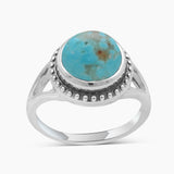Mexican Turquoise Silver Rings