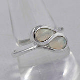 Ethiopian Opal Silver Rings