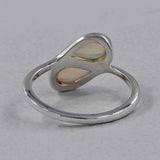 Ethiopian Opal Silver Rings