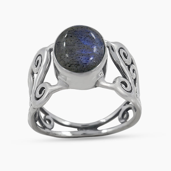 Labradorite 925 Sterling Silver Ring