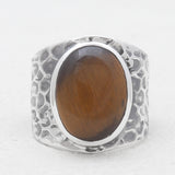 925 Sterling Silver Pink Opal Rings