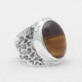 925 Sterling Silver Pink Opal Rings