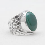 925 Sterling Silver Pink Opal Rings