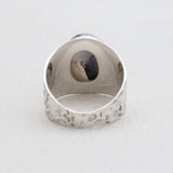 925 Silver Pink Opal Rings