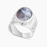 925 Silver Pink Opal Rings