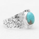 Mexican Turquoise Silver Rings