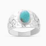Mexican Turquoise Silver Rings