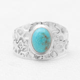 Mexican Turquoise Silver Rings