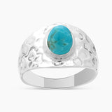 Mexican Turquoise Silver Rings