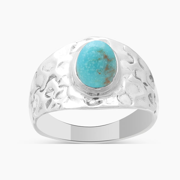 Mexican Turquoise Silver Rings