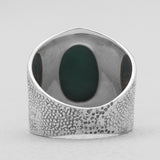 Natural Lapis Lazuli Silver Rings