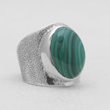 Natural Lapis Lazuli Silver Rings