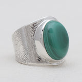 Natural Lapis Lazuli Silver Rings