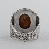 Natural Lapis Lazuli Silver Rings