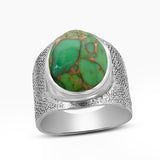 Natural Lapis Lazuli Silver Rings