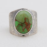 Natural Lapis Lazuli Silver Rings