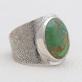 Natural Lapis Lazuli Silver Rings