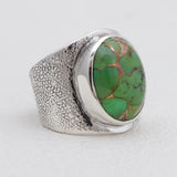 Natural Lapis Lazuli Silver Rings