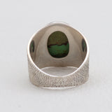 Natural Lapis Lazuli Silver Rings