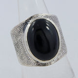 Natural Lapis Lazuli Silver Rings