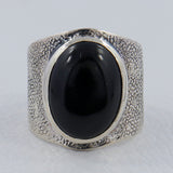Natural Lapis Lazuli Silver Rings