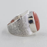 Natural Lapis Lazuli Silver Rings