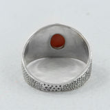 Rainbow Moonstone Silver Ring