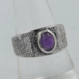 Rainbow Moonstone Silver Ring