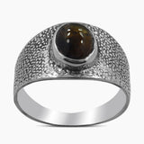 Rainbow Moonstone Silver Rings