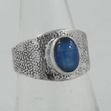 Rainbow Moonstone Silver Ring