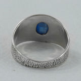 Rainbow Moonstone Silver Ring