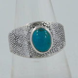 Rainbow Moonstone Silver Ring