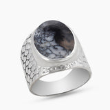 925 Sterling Silver Larimar Rings