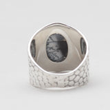 925 Sterling Silver Larimar Rings