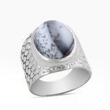 925 Sterling Silver Rainbow Moonstone Rings