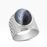 925 Sterling Silver Rainbow Moonstone Rings