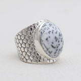 925 Sterling Silver Rainbow Moonstone Rings
