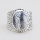 925 Sterling Silver Rainbow Moonstone Rings