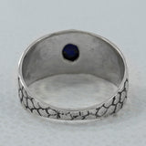 Blue Rainbow Moonstone Ring