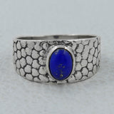 Blue Rainbow Moonstone Ring