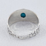 Blue Rainbow Moonstone Ring