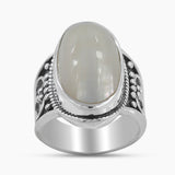 Osmina Mabe Pearl Designer Silver Rings