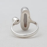 Abalone Shell Silver Rings