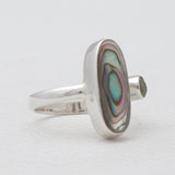 Abalone Shell Silver Rings