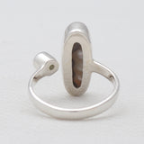 Abalone Shell Silver Rings