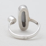 Abalone Shell Silver Rings