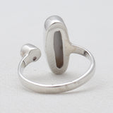 Abalone Shell Silver Rings