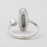 Abalone Shell Silver Rings