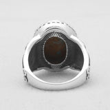 Turquoise Spiny Oyster Silver Rings